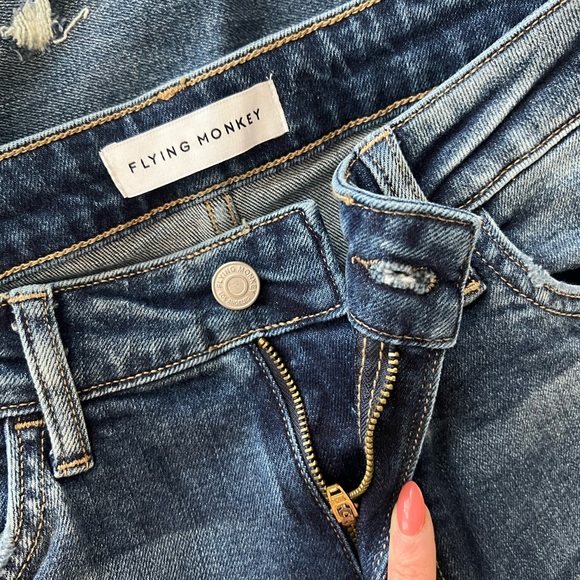 Flying Monkey / Express High Waisted Stretch Boyfriend Jeans. Size: 27 Brand New - Picture 12 of 15